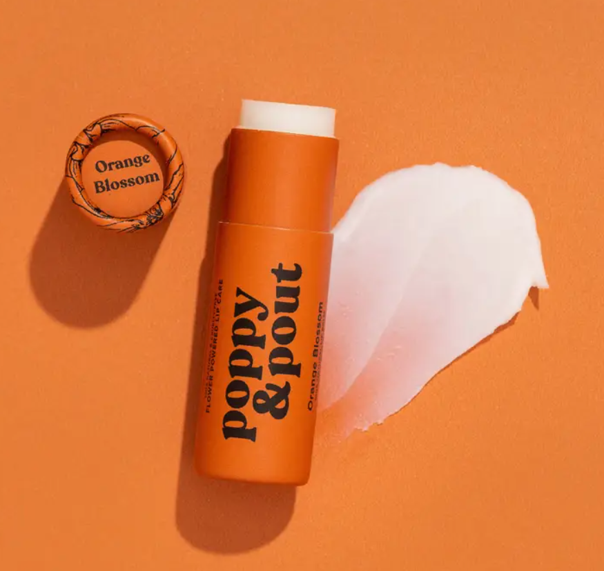 I need this Orange Blossom Lip Balm by Poppy & Pout | All-Natural